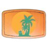 Faux Leather Engravable Patch - Curved Rectangle Thumbnail