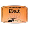 Faux Leather Engravable Patch - Curved Rectangle Thumbnail