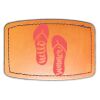 Faux Leather Engravable Patch - Curved Rectangle Thumbnail