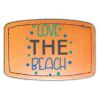 Faux Leather Engravable Patch - Curved Rectangle Thumbnail