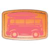 Faux Leather Engravable Patch - Curved Rectangle Thumbnail
