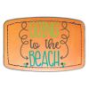 Faux Leather Engravable Patch - Curved Rectangle Thumbnail