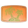 Faux Leather Engravable Patch - Curved Rectangle Thumbnail