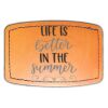 Faux Leather Engravable Patch - Curved Rectangle Thumbnail
