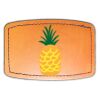 Faux Leather Engravable Patch - Curved Rectangle Thumbnail