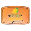 Faux Leather Engravable Patch - Curved Rectangle Thumbnail