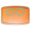 Faux Leather Engravable Patch - Curved Rectangle Thumbnail