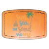 Faux Leather Engravable Patch - Curved Rectangle Thumbnail