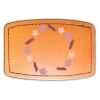 Faux Leather Engravable Patch - Curved Rectangle Thumbnail