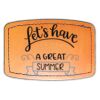 Faux Leather Engravable Patch - Curved Rectangle Thumbnail