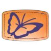 Faux Leather Engravable Patch - Curved Rectangle Thumbnail