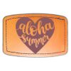 Faux Leather Engravable Patch - Curved Rectangle Thumbnail