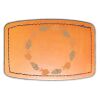 Faux Leather Engravable Patch - Curved Rectangle Thumbnail