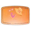 Faux Leather Engravable Patch - Curved Rectangle Thumbnail