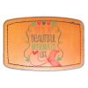 Faux Leather Engravable Patch - Curved Rectangle Thumbnail