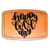 Faux Leather Engravable Patch - Curved Rectangle Thumbnail