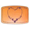 Faux Leather Engravable Patch - Curved Rectangle Thumbnail
