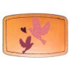 Faux Leather Engravable Patch - Curved Rectangle Thumbnail