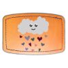 Faux Leather Engravable Patch - Curved Rectangle Thumbnail