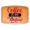 Faux Leather Engravable Patch - Curved Rectangle Thumbnail