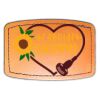 Faux Leather Engravable Patch - Curved Rectangle Thumbnail