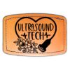 Faux Leather Engravable Patch - Curved Rectangle Thumbnail