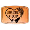 Faux Leather Engravable Patch - Curved Rectangle Thumbnail