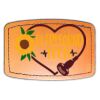 Faux Leather Engravable Patch - Curved Rectangle Thumbnail