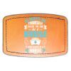 Faux Leather Engravable Patch - Curved Rectangle Thumbnail