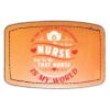 Faux Leather Engravable Patch - Curved Rectangle Thumbnail
