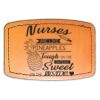 Faux Leather Engravable Patch - Curved Rectangle Thumbnail