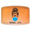 Faux Leather Engravable Patch - Curved Rectangle Thumbnail