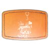 Faux Leather Engravable Patch - Curved Rectangle Thumbnail
