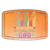 Faux Leather Engravable Patch - Curved Rectangle Thumbnail