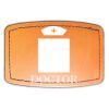 Faux Leather Engravable Patch - Curved Rectangle Thumbnail