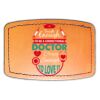 Faux Leather Engravable Patch - Curved Rectangle Thumbnail