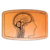 Faux Leather Engravable Patch - Curved Rectangle Thumbnail