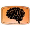 Faux Leather Engravable Patch - Curved Rectangle Thumbnail