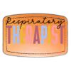 Faux Leather Engravable Patch - Curved Rectangle Thumbnail