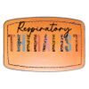 Faux Leather Engravable Patch - Curved Rectangle Thumbnail