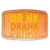 Faux Leather Engravable Patch - Curved Rectangle Thumbnail