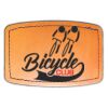 Faux Leather Engravable Patch - Curved Rectangle Thumbnail