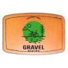 Faux Leather Engravable Patch - Curved Rectangle Thumbnail