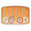 Faux Leather Engravable Patch - Curved Rectangle Thumbnail