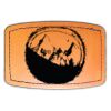 Faux Leather Engravable Patch - Curved Rectangle Thumbnail