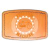 Faux Leather Engravable Patch - Curved Rectangle Thumbnail