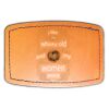 Faux Leather Engravable Patch - Curved Rectangle Thumbnail