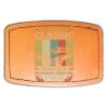 Faux Leather Engravable Patch - Curved Rectangle Thumbnail
