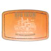 Faux Leather Engravable Patch - Curved Rectangle Thumbnail
