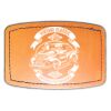 Faux Leather Engravable Patch - Curved Rectangle Thumbnail